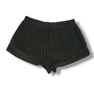 Forever 21 women's dark green corduroy pullover shorts - small​